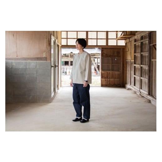 ふるさと納税 服 岩手県 一関市 KOIKUCHI 生成り・Sサイズ 鯉口シャツ 長袖シャツ 生成り・Sサイズの画像