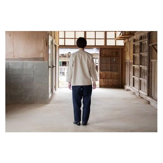 ふるさと納税 服 岩手県 一関市 KOIKUCHI 生成り・Sサイズ 鯉口シャツ 長袖シャツ 生成り・Sサイズの画像