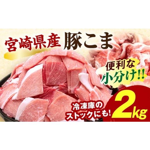 ふるさと納税 豚肉 宮崎県 宮崎市 宮崎県産豚肉小間切れ 200g×10パック_M109-024-01 11,000円 合計2kg