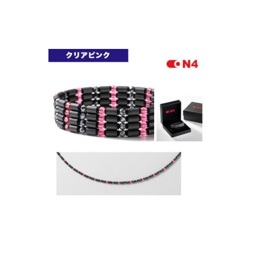 ふるさと納税 小物 大阪府 和泉市 ON4　オンフォー TYPE-C クリアピンク　タイリッシュ　ゴルフ 磁気ネックレス 管理医療機器 1655762の画像