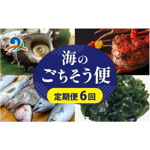 ふるさと納税 魚貝類 福井県 南越前町  定期便６回 福井 南越前 海のごちそう便 鮮魚ボックス 越前がに 頒布会 サザエ わかめ 直送 鮮魚 ／魚 かに ズワイガニ…_1