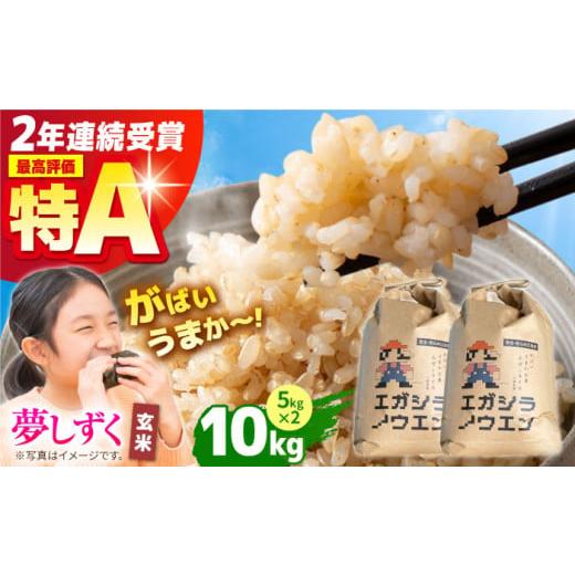 ふるさと納税 玄米 佐賀県 江北町 12月発送 がばいうまかエガシライス ( 夢しずく ) 玄米 10kg ( 5kg×2袋 ) 江頭農園 HAU005 2025年12月発送