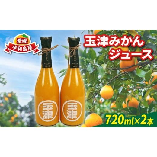 ふるさと納税 果汁飲料 みかん 愛媛県 宇和島市 玉津 みかんジュース 温州みかん 720ml× 2本 玉津柑橘倶楽部 先行予約 100%ジュース ストレートジュース ジ…