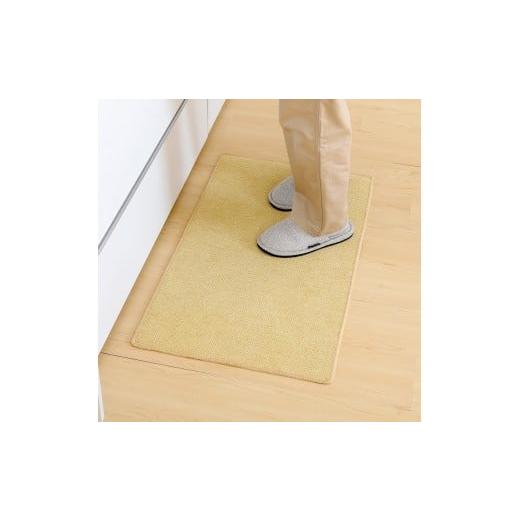 ふるさと納税 雑貨・日用品 和歌山県 海南市 PallyPally キッチンマット 80cm YE イエロー