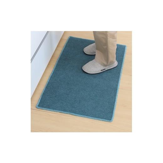 ふるさと納税 雑貨・日用品 和歌山県 海南市 PallyPally キッチンマット 80cm TQ ターコイズ