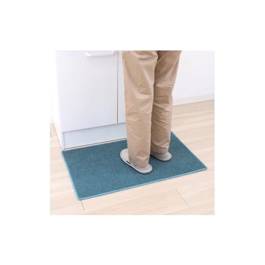 ふるさと納税 雑貨・日用品 和歌山県 海南市 PallyPally 洗面台マット TQ ターコイズ