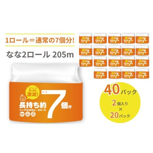 ふるさと納税 雑貨・日用品 愛媛県 四国中央市 なな2ロール 205m