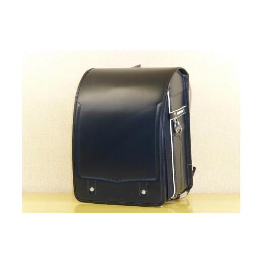 ふるさと納税 雑貨・日用品 愛知県 春日井市 牛革ランドセル 色:ネイビー(フラットファイル対応サイズ) ネイビー