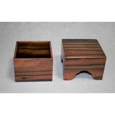 ふるさと納税 木工品・竹工品 山形県 天童市 07-32-016 駒箱(黒柿工芸品)