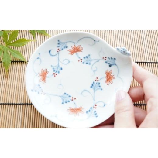 ふるさと納税 食器・グラス 皿 長崎県 波佐見町  波佐見焼 一閑人小皿 万歴渦・面取花唐草・藍唐草・蛸唐草 4枚セット FOURGRACE UG17の画像