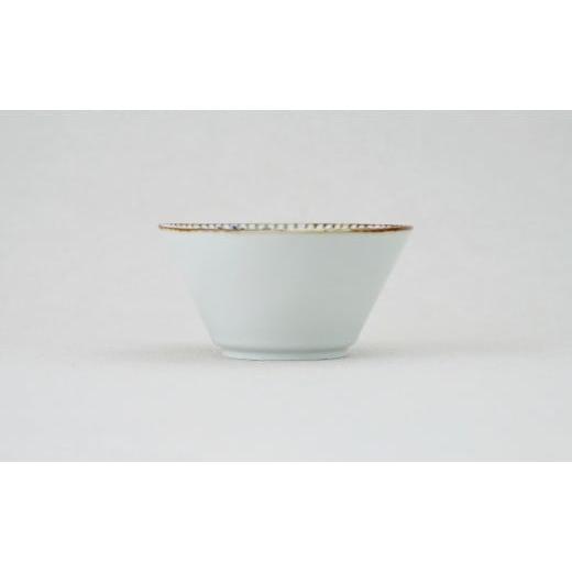 ふるさと納税 食器・グラス 皿 佐賀県 有田町 有田焼 スタイリッシュ しのぎ 12cm 反り小鉢 2個 セット 皓洋窯 食器 手描き ペア うつわ スープ サラダ A22-10…の画像