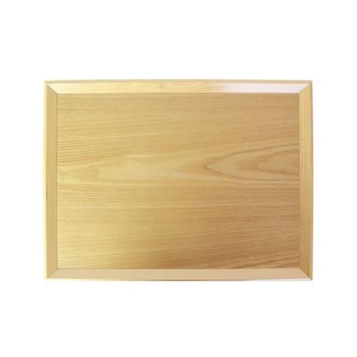 ふるさと納税 食器・グラス 和歌山県 海南市 みよし漆器本舗 トレー お盆 木製 40cm ノンスリップ 長角膳 大きい 白木 白木