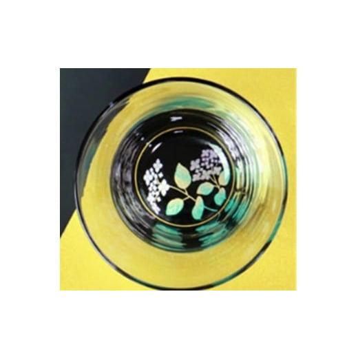 ふるさと納税 雑貨・日用品 グラス 和歌山県 海南市 みよし漆器本舗 ぬりもん de Verre フリーグラス 単品 210ml 蒔絵 紀州塗り 黒/アジサイ 黒/アジサイ