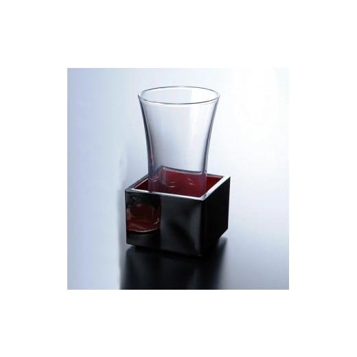 ふるさと納税 雑貨・日用品 グラス 和歌山県 海南市 みよし漆器本舗 紀州塗り ぬりもん de Verre 一口グラス マスセット 黒(亀) グラス:100ml/マス:90ml …