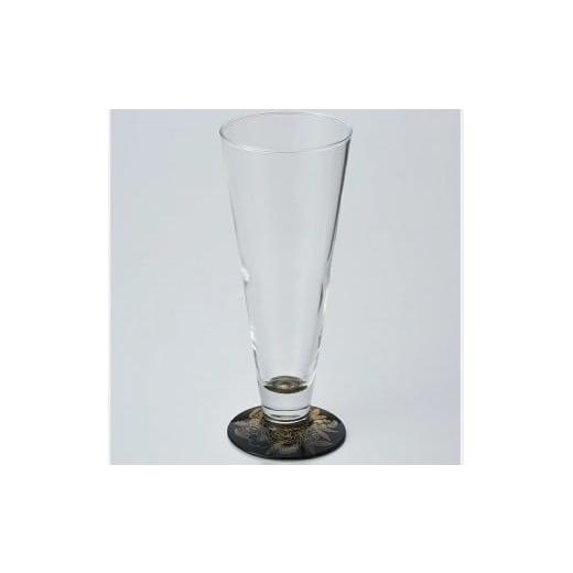 ふるさと納税 雑貨・日用品 グラス 和歌山県 海南市 みよし漆器本舗 紀州塗り ぬりもん de Verre ピルスナーグラス 金 ボタニカル 285ml 金