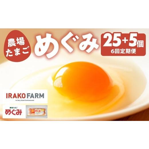 ふるさと納税 卵(鶏、烏骨鶏等) 愛知県 田原市 農場たまご めぐみ 30個 定期便6回 割れ保証付き 卵 たまご 鶏卵 30 赤玉 新鮮 毎月お届け 6回 6か月 半年 …
