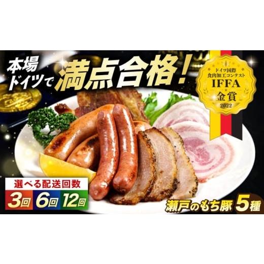 ふるさと納税 肉 ハム 広島県 福山市 全3回定期便 「瀬戸のもち豚」IFFA2022金賞受賞5点セット 広島県福山市/日本畜産株式会社 ハム ベーコン ソーセージ ウ…