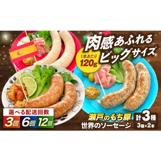 ふるさと納税 肉 ソーセージ 広島県 福山市 全12回定期便 「瀬戸のもち豚」世界のソーセージ３種セット ソーセージ ウインナー おすすめ 人気 美味しい おい…_1