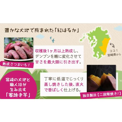 ふるさと納税 野菜類 サツマイモ 宮崎県 都城市  訳あり おいも職人 甘三郎 紅はるかの甘熟 蜜焼き芋(冷凍)3kg_12-I703_(都城市) スイーツ ひんやり やきいも …の画像