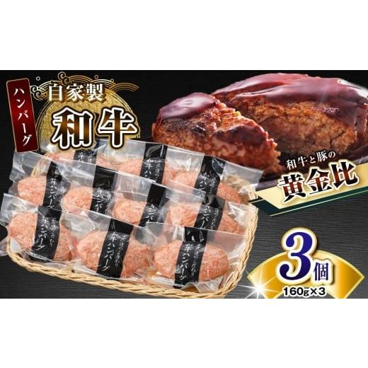ふるさと納税 牛肉 ハンバーグ 千葉県 君津市 自家製和牛ハンバーグ(生・冷凍個別真空) 3個セット | ハンバーグ 牛肉 牛 肉 にく 和牛 かずさ和牛 自家製 新…