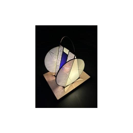 ふるさと納税 陶磁器・漆器・ガラス 京都府 京丹後市 行燈あかり「ムシノネ・青」 SV00020 青