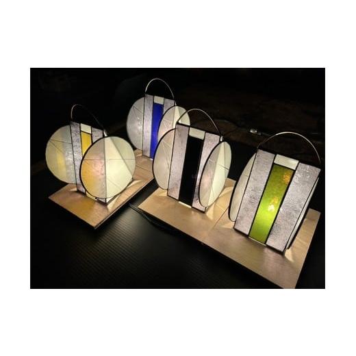 ふるさと納税 陶磁器・漆器・ガラス 京都府 京丹後市 行燈あかり「ムシノネ・緑」 SV00021 緑