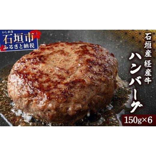 ふるさと納税 牛肉 ハンバーグ 沖縄県 石垣市 2025年12月発送 石垣産経産牛ハンバーグ150g×6/箱 2025年12月発送