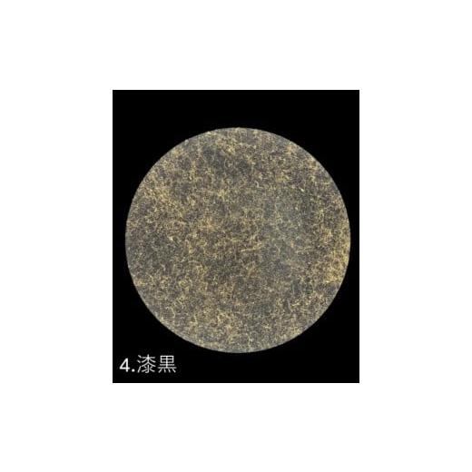 ふるさと納税 陶磁器・漆器・ガラス 和歌山県 海南市 フラットプレート(D) 乱糸(マット仕上げ)漆黒［NF110］ 漆黒の画像