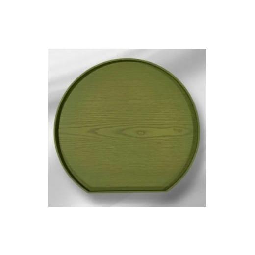 ふるさと納税 陶磁器・漆器・ガラス 和歌山県 海南市 半月トレイ 若草色 若草色