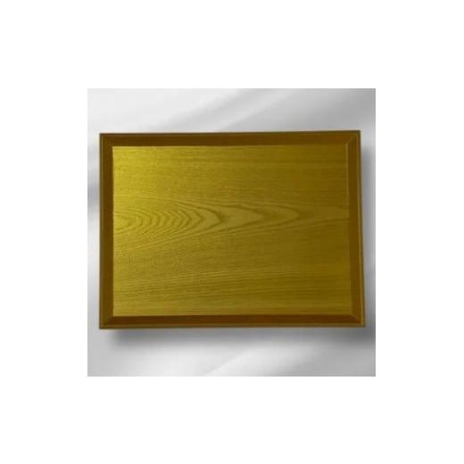 ふるさと納税 陶磁器・漆器・ガラス 和歌山県 海南市 長手トレイ ゴールド ゴールド