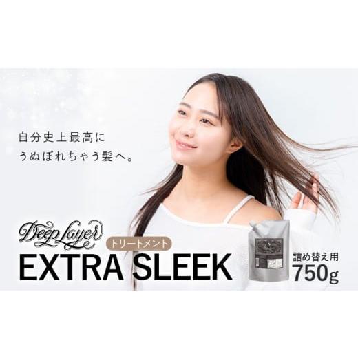 ふるさと納税 美容 茨城県 結城市 トリートメント ディープレイヤー EXTRA SLEEK 750g 詰め替え用 [30日以内に出荷予定(土日祝除く)]茨城県 結城市 化粧品 …