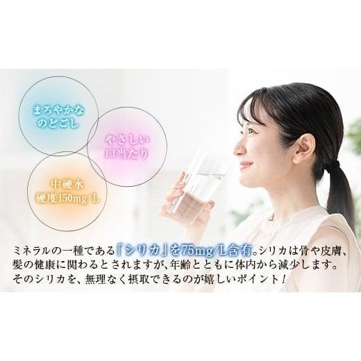 ふるさと納税 水・ミネラルウォーター 500mL〜999mL 宮崎県 -  定期便 シリカ 朝の天然水 555ml 24本 5回 ラベルレス 中硬水 ミネラルウォーター シリカ水 ケ…_3