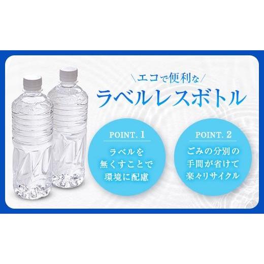 ふるさと納税 水・ミネラルウォーター 500mL〜999mL 宮崎県 -  定期便 シリカ 朝の天然水 555ml 24本 5回 ラベルレス 中硬水 ミネラルウォーター シリカ水 ケ…_4