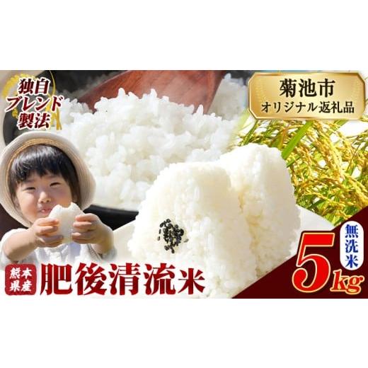 ふるさと納税 米 ブレンド 熊本県 菊池市 熊本県産 無洗米 肥後清流米 5kg 熊本県産 ふるさと納税 精米 米 こめ ふるさとのうぜい コメ お米 おこめ[12月中旬…