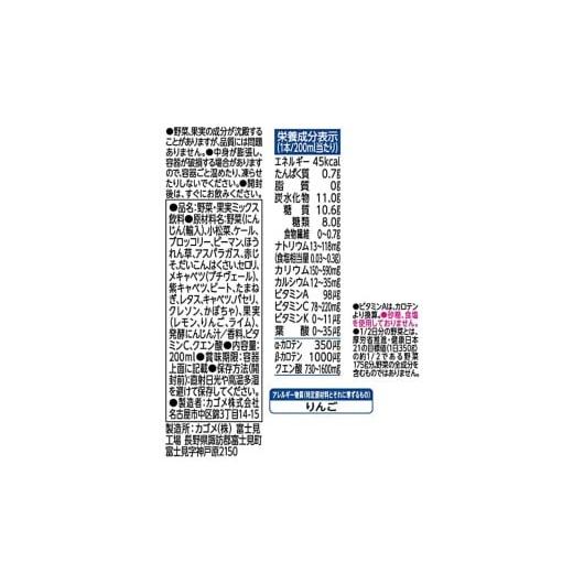 ふるさと納税 果汁飲料 ミックス 長野県 富士見町  定期便 2ヶ月 カゴメ 野菜生活100 レモンサラダ 200ml 48本 健康飲料 ビタミンC 食物繊維 ミネラル 野菜ジ…の画像