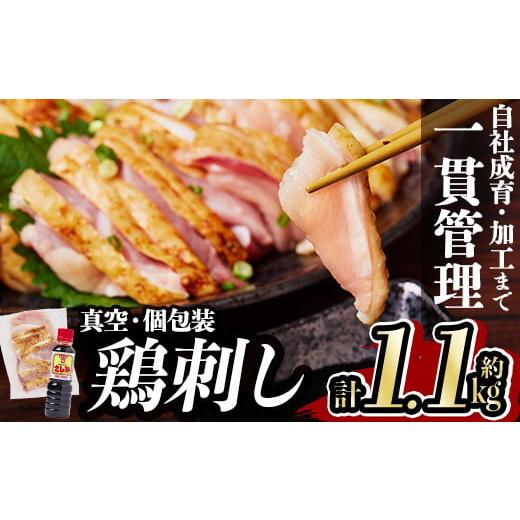 ふるさと納税 鶏肉 セット 鹿児島県 姶良市 a832-R807 2026年7月中に発送予定 鹿児島の郷土料理 鶏刺し約1.1kg(モモ肉・ムネ肉混合約220g×5P)さしみしょうゆ…