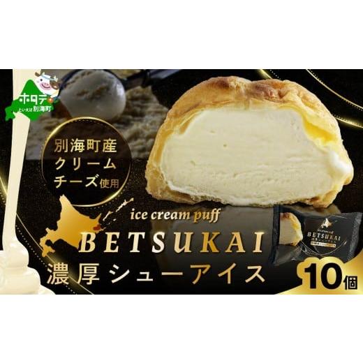 ふるさと納税 菓子 アイス 北海道 別海町 北海道 別海町 BETSUKAI 濃厚 シューアイス 10個 セット NS0000015 ( ふるさと納税 シュークリーム ふるさと納税 シ…