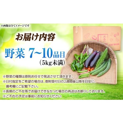 ふるさと納税 セット・詰合せ 長崎県 五島市 旬野菜セット7〜10品目（五島列島産）5kg未満 五島市／やぁしゃ便 PBG010 野菜 やさい 旬 詰め合わせ セット 新鮮…の画像