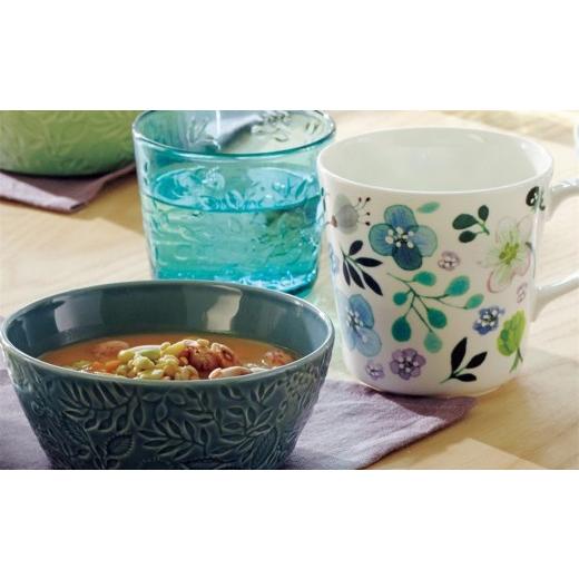 ふるさと納税 食器・グラス マグカップ 愛知県 名古屋市 ナルミ アンナエミリア グリーティング マグカップ(クローバーガーデン) 340cc 51854-2923P クローバ…の画像