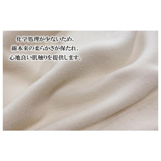ふるさと納税 タオル・寝具 毛布 大阪府 泉大津市 The moufu プレミアム オーガニックコットン ダブル | 毛布 ブランケット 綿毛布 天然素材 洗える オールシ…の画像