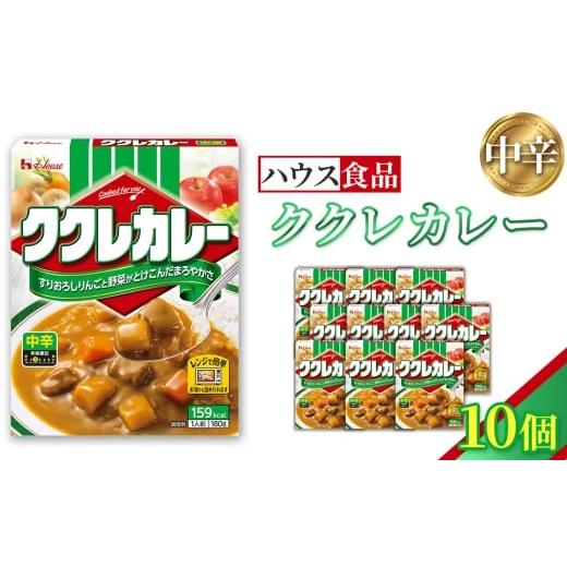 ふるさと納税 加工品等 レトルト 愛知県 江南市 ハウス ククレカレー 中辛 10個 レトルト食品 レンジ対応商品 / レトルトカレー カレー ハウス食品 レン…