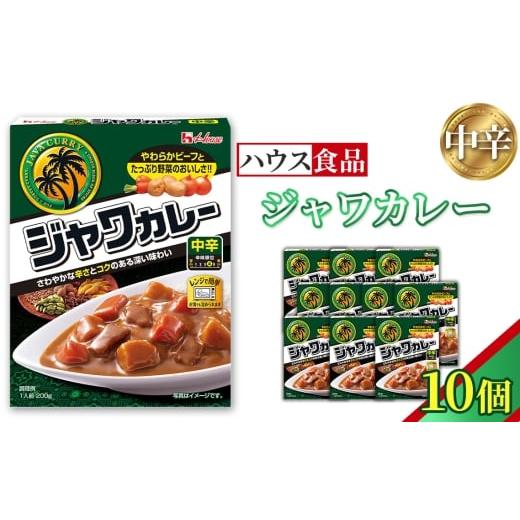 ふるさと納税 加工品等 レトルト 愛知県 江南市 ハウス レトルトジャワカレー 中辛 10個 レトルト食品 レンジ対応商品 / レトルトカレー カレー ハウス…