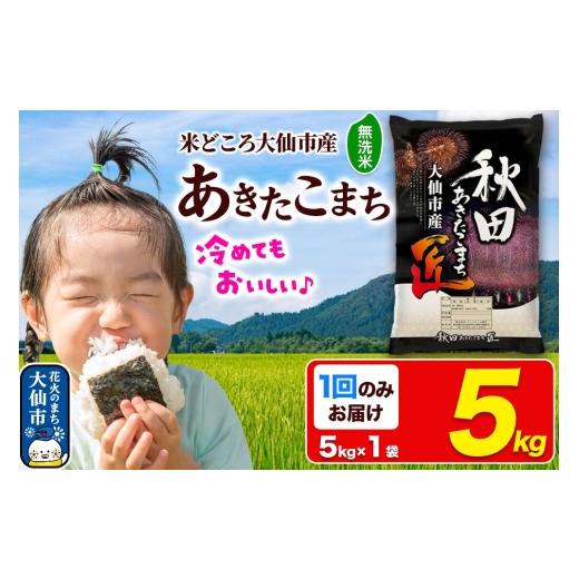 ふるさと納税 米 あきたこまち 秋田県 大仙市 米 あきたこまち 無洗米 5kg 秋田県大仙市産 精米 令和7年産 通算23回 特A 秋田県産 あきたこまち アキタコマチ …
