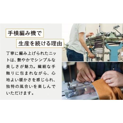 ふるさと納税 服 男 宮城県 加美町 ラウンドネックプルオーバー　男S：40 ｜ ニット 高級 希少 メンズ S（40）サイズの画像