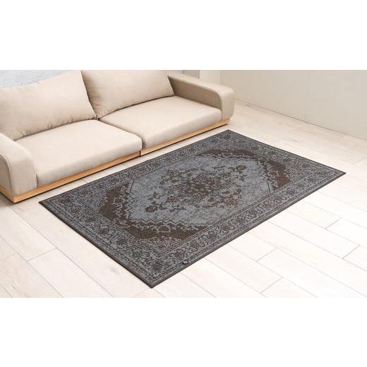 ふるさと納税 織物・繊維品 福岡県 柳川市 人気の復刻いぐさラグ いぐさラグ DXヒストワール 95cm×150cm GY(グレー) ラグ ラグマット いぐさ い草 イグサ …