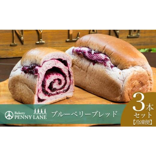 ふるさと納税 パン 菓子パン 茨城県 つくば市 ペニーレインのブルーベリーブレッド3本セット パン 冷凍 人気 菓子パン パン屋 茨城県 つくば市 ブルーベリー …