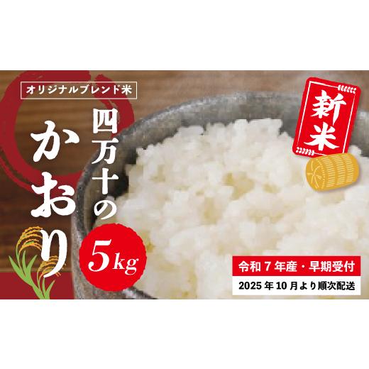 ふるさと納税 米 ブレンド 高知県 四万十市 米 5kg 新米 令和7年産 コシヒカリ 香り米 ヒエリ 入り 四万十のかおり 国産 こしひかり 早期受付 ブレンド 精米 …