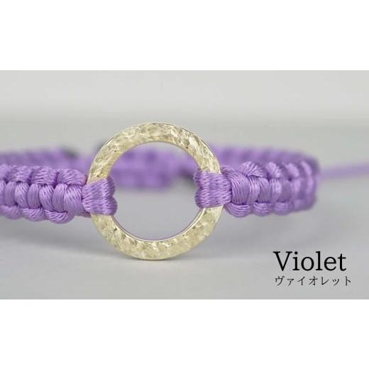 ふるさと納税 アクセサリー ブレスレット 石川県 小松市 Bracelet -The SUN- Violet ゴールド ブレスレット バイオレット Violet ゴールド ブレスレット バイ…