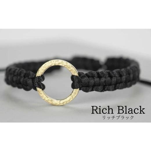 ふるさと納税 アクセサリー ブレスレット 石川県 小松市 Bracelet -The SUN- Rich Black ゴールド ブレスレット リッチブラック Rich Black ゴールド ブレスレ…
