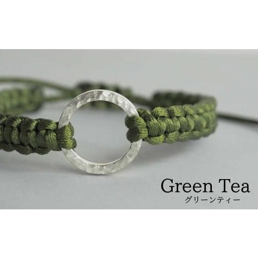 ふるさと納税 アクセサリー ブレスレット 石川県 小松市 Bracelet -Dawn- Green Tea シルバー ブレスレット グリーンティー Green Tea(グリーンティー)